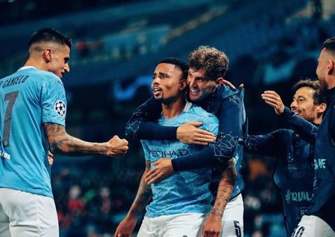Gabriel Jesus marca e City elimina o Real Madrid na Liga dos Campeões