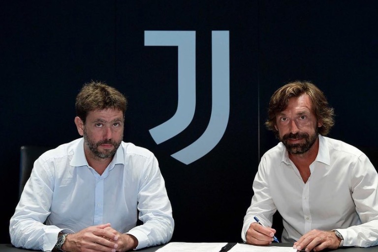 Andrea Pirlo é o novo técnico da Juventus