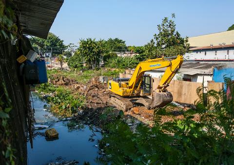 Obras do Prosamim começam no igarapé do Mestre Chico em Manaus