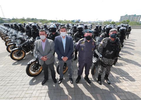 Programa ‘Rocam Motos’ é lançado para patrulhar locais de difícil acesso em Manaus 
