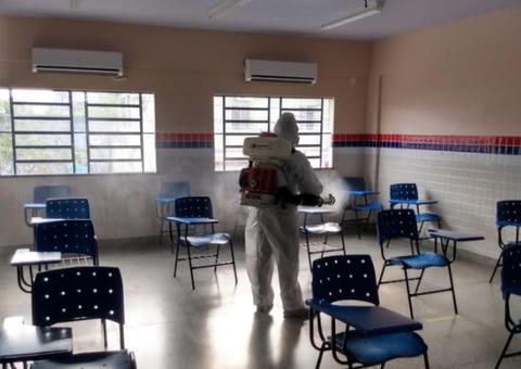 Aulas são suspensas em oito escolas para desinfecção em Manaus 