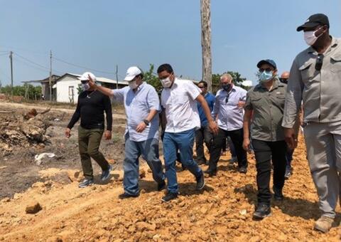 Eduardo Braga inaugura UBS Fluvial e visita obras em Nova Olinda do Norte