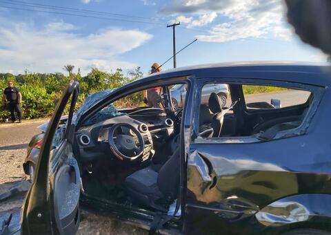 Criança e outras cinco pessoas ficam feridas em acidente grave no Amazonas