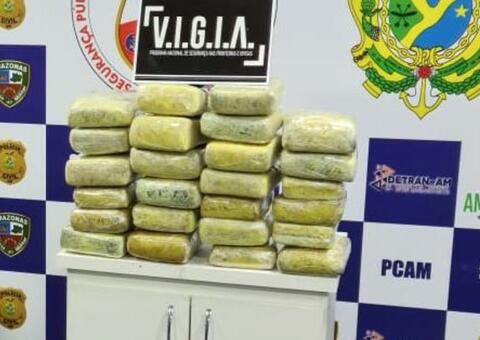 Mulheres são presas com drogas avaliadas em quase meio milhão no Amazonas