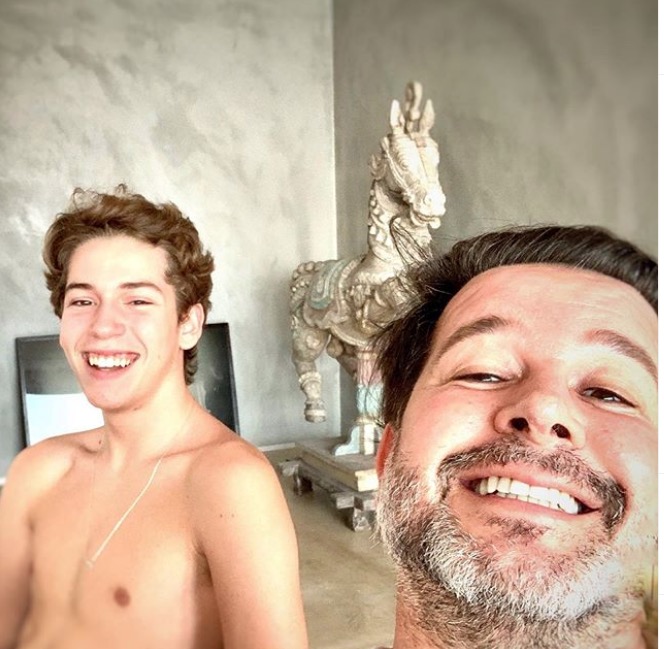 Murilo Benício surpreende ao posar com Pietro, filho com Giovanna Antonelli