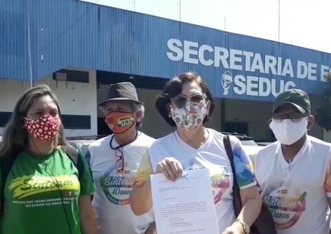 Sinteam comunica Seduc sobre paralisação e greve dos professores em Manaus