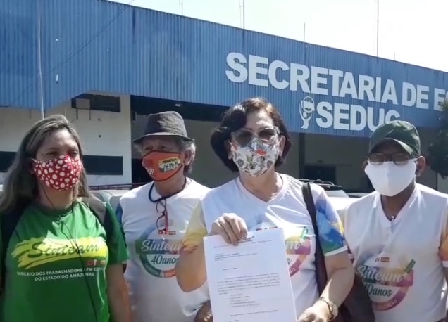 Sinteam comunica Seduc sobre paralisação e greve dos professores em Manaus