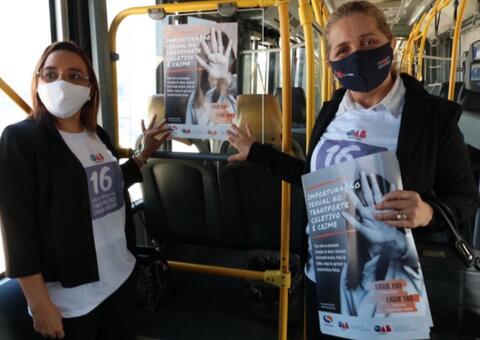 OAB e Sinetram iniciam campanha de combate a importunação sexual nos ônibus