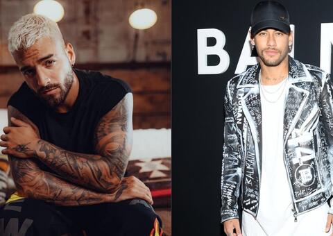 Maluma abre o jogo sobre suposta desavença com Neymar 