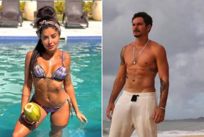 Apontada como affair de cantor, Aline Riscado solta o verbo: 'Gostoso' 