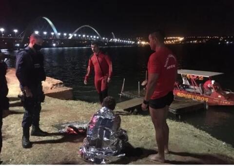 Morador de rua é espancado, amarrado e jogado em lago 