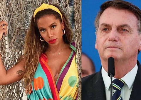Anitta diz que Bolsonaro é prova de ‘ignorância mental’ e detona