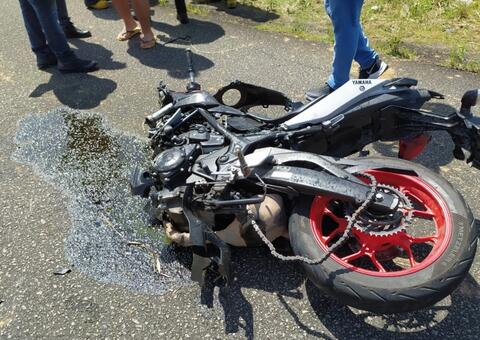 Cenas fortes: vereador atropela e mata motociclistas durante comboio 