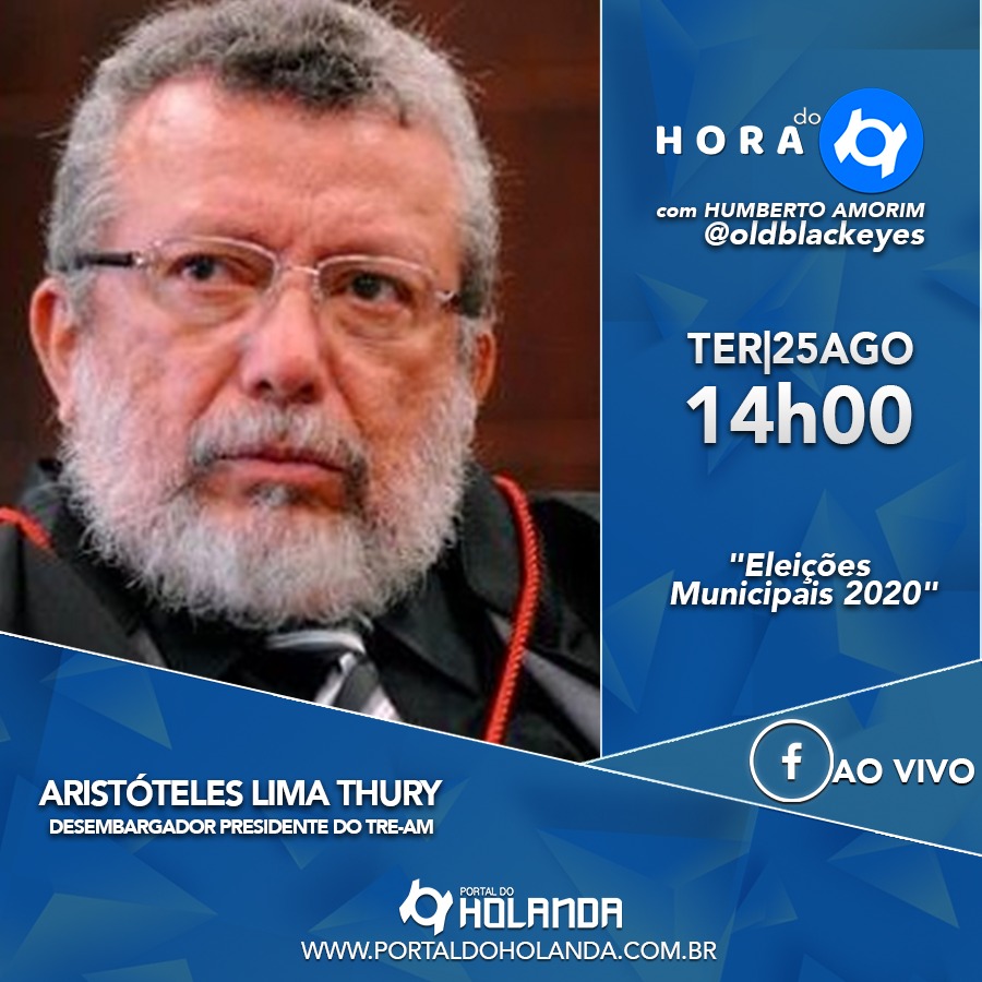 Presidente do TRE fala sobre eleições no 'Hora do H' desta terça-feira