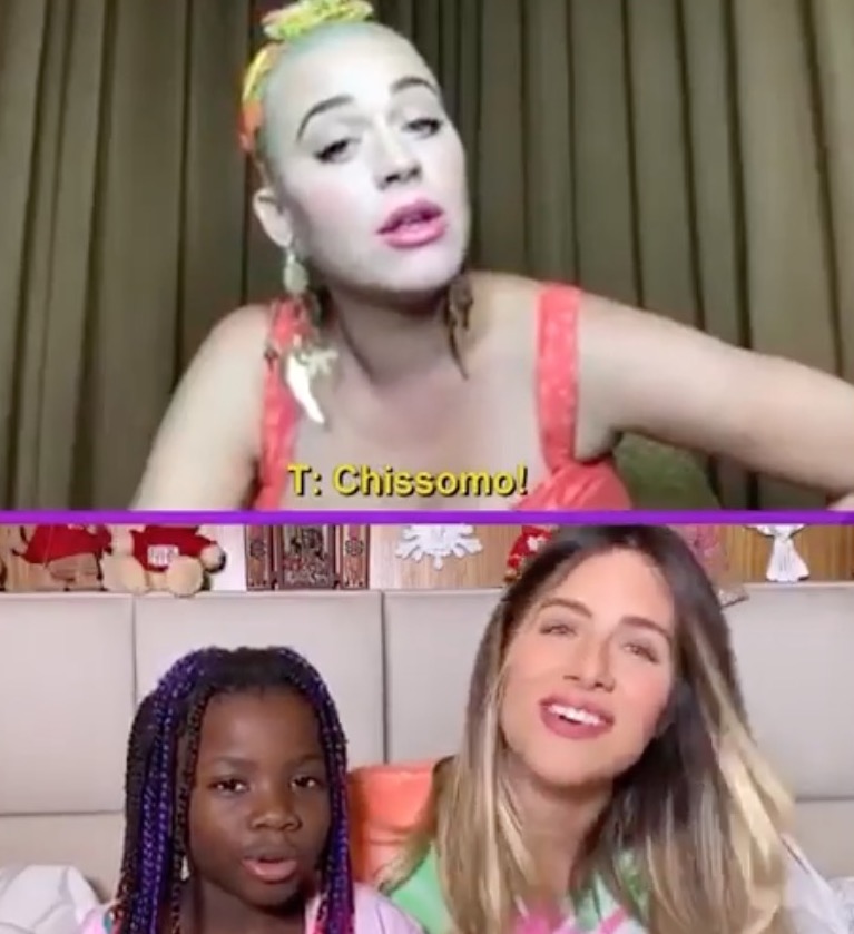 Katy Perry elogia Titi em vídeo de Giovanna Ewbank