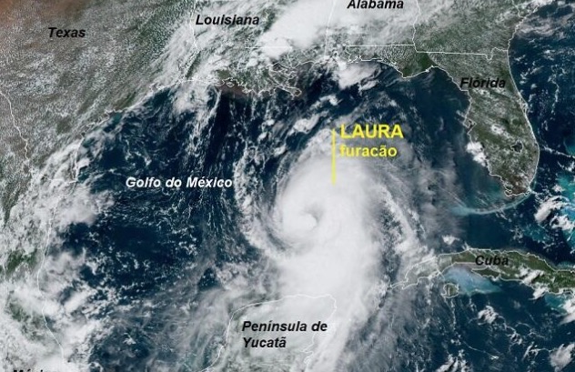 Furacão Laura pode causar devastação inédita nos Estados Unidos