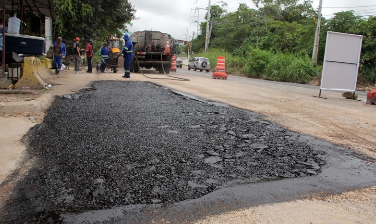 Recuperação viária do Distrito Industrial terá retorno das obras em Manaus