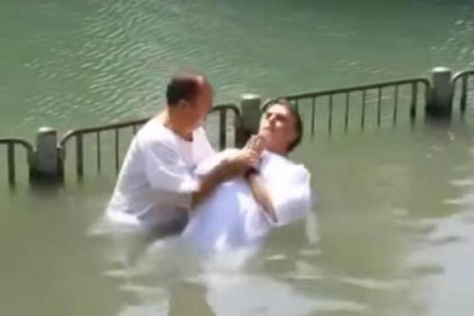 Pastor Everaldo, preso no Rio, batizou o presidente Jair Bolsonaro