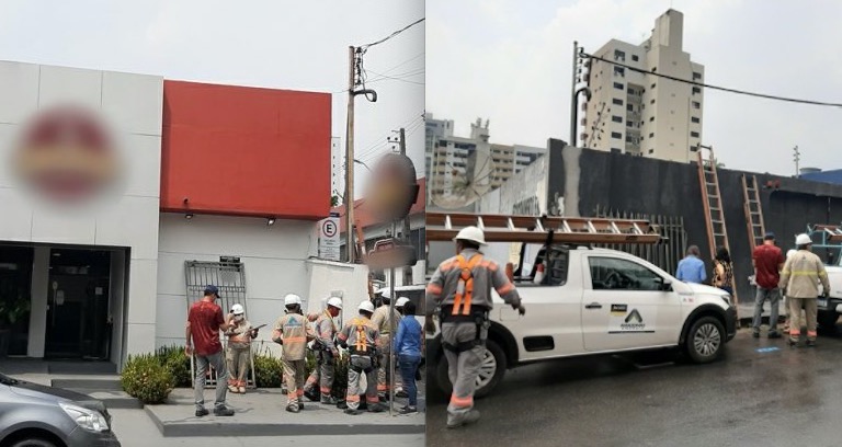 Restaurantes do Vieiralves são flagrados furtando energia em Manaus 