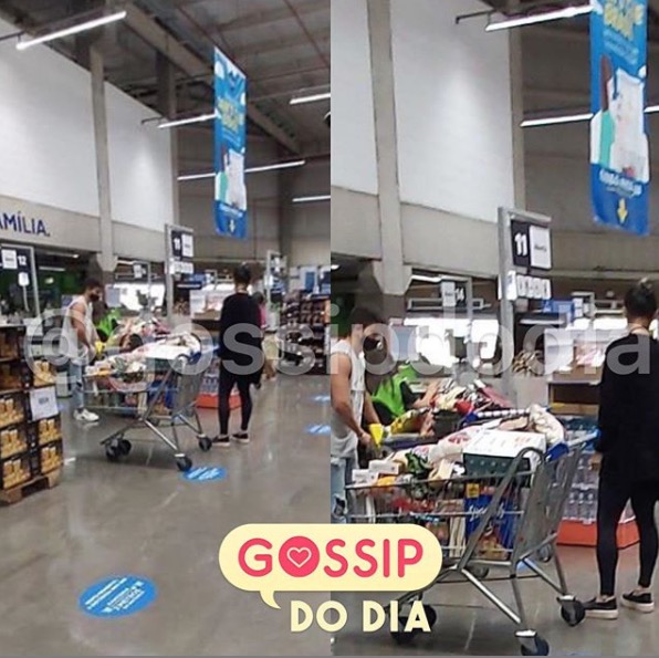 Mayra Cardi é flagrada com Arthur Aguiar em supermercado 