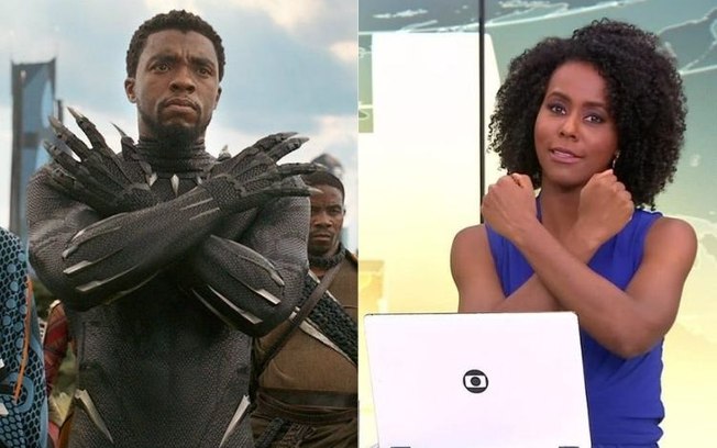 Maju Coutinho presta homenagem com gesto do Pantera Negra e comove web 