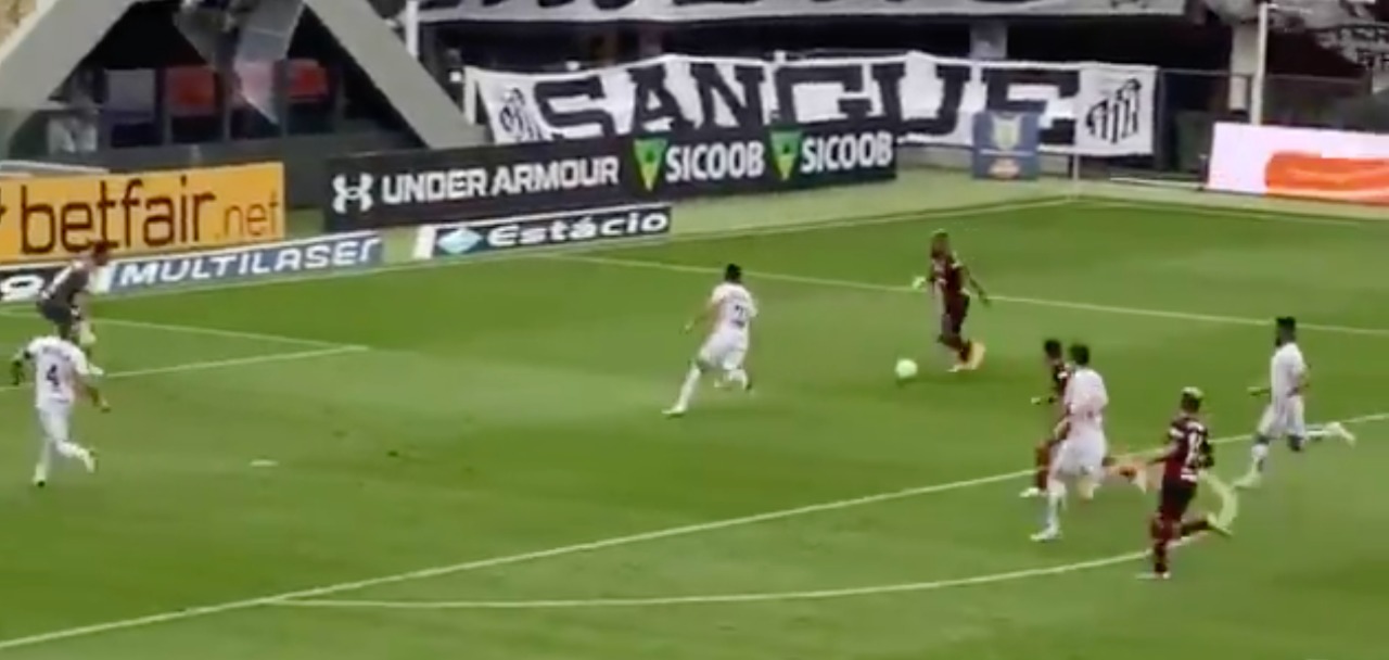 Aniversariante do dia, Gabigol marca e Flamengo vence o Santos