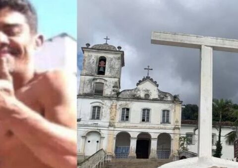 Homem morre ao tentar tirar selfie de cima da cruz de convento