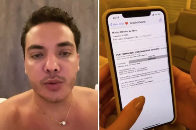 Wesley Safadão mostra exames após ser acusado de mentir sobre Covid-19