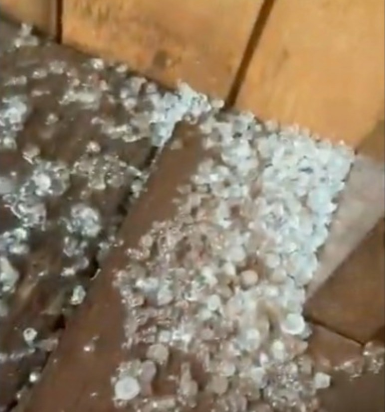 Chuva de granizo assusta interior do Amazonas; confira