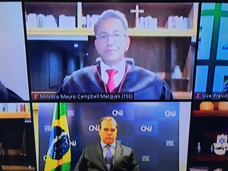 Mauro Campbell toma posse como ministro efetivo do TSE