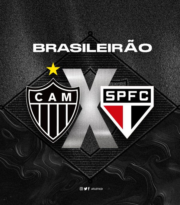 Atlético-MG e São Paulo se enfrentam hoje no Mineirão