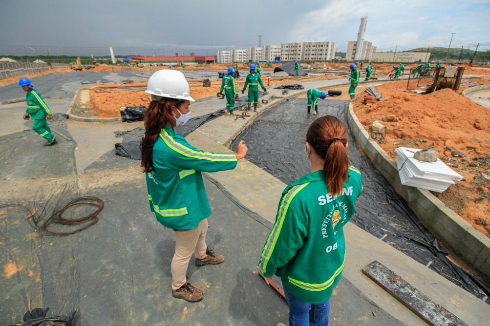 Obra do Terminal 6 alcança 38% de conclusão em Manaus 