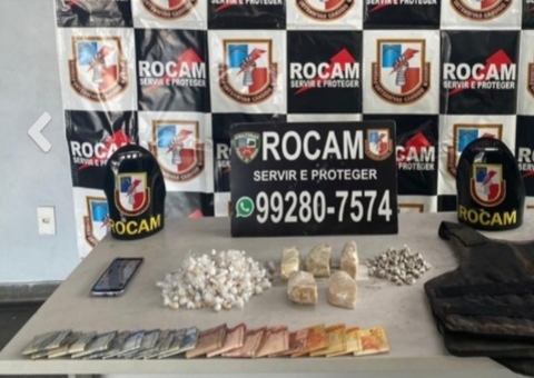 Homem é preso e adolescente apreendido com drogas e dinheiro em Manaus