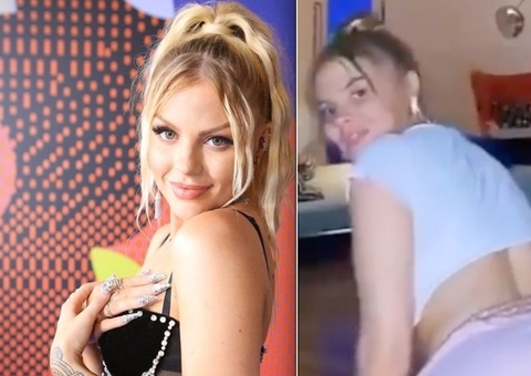 De shortinho, Luísa Sonza empina bumbum com vontade em vídeo dançando funk