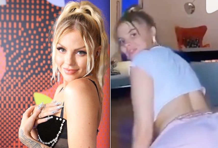 De shortinho, Luísa Sonza empina bumbum com vontade em vídeo dançando funk