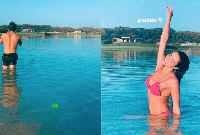 Ex de Manu Gavassi e bailarina do Faustão trocam elogios em rede social 