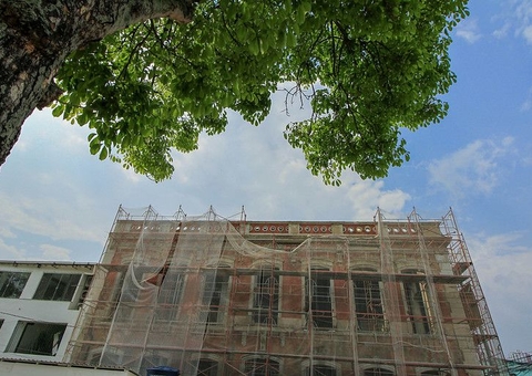 Obras do centro de inovação no prédio do hotel Cassina avançam