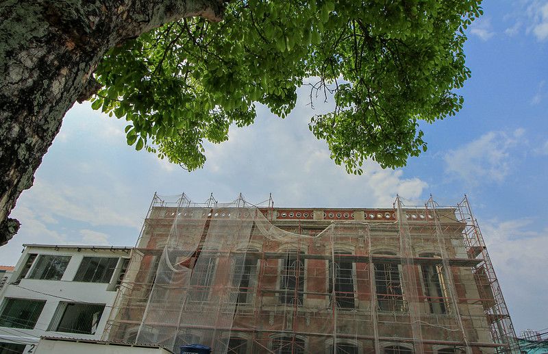 Obras do centro de inovação no prédio do hotel Cassina avançam