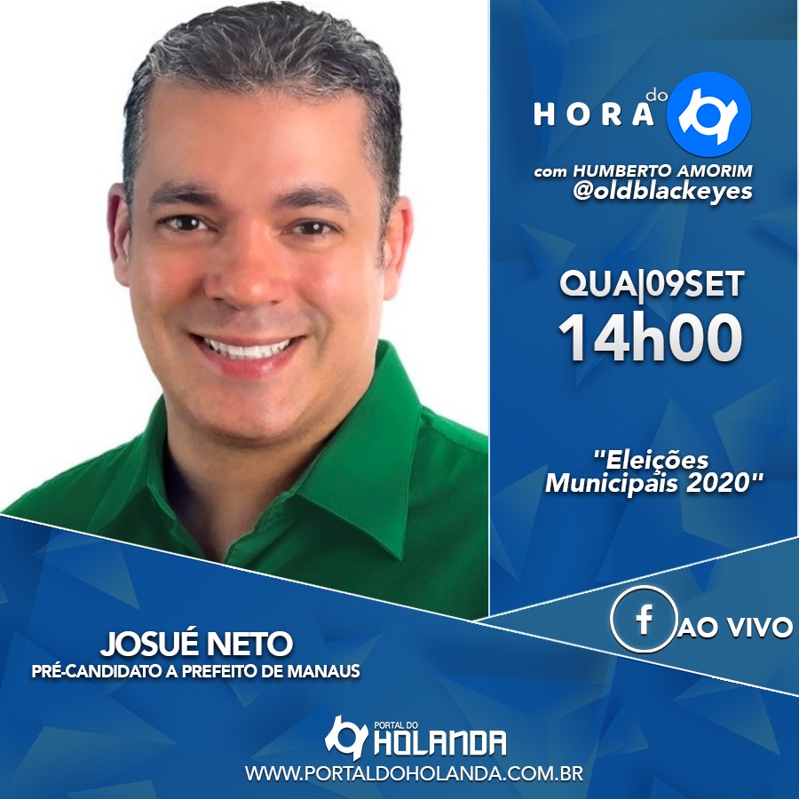  Hora do H entrevista Josué Neto nesta quarta-feira, confira