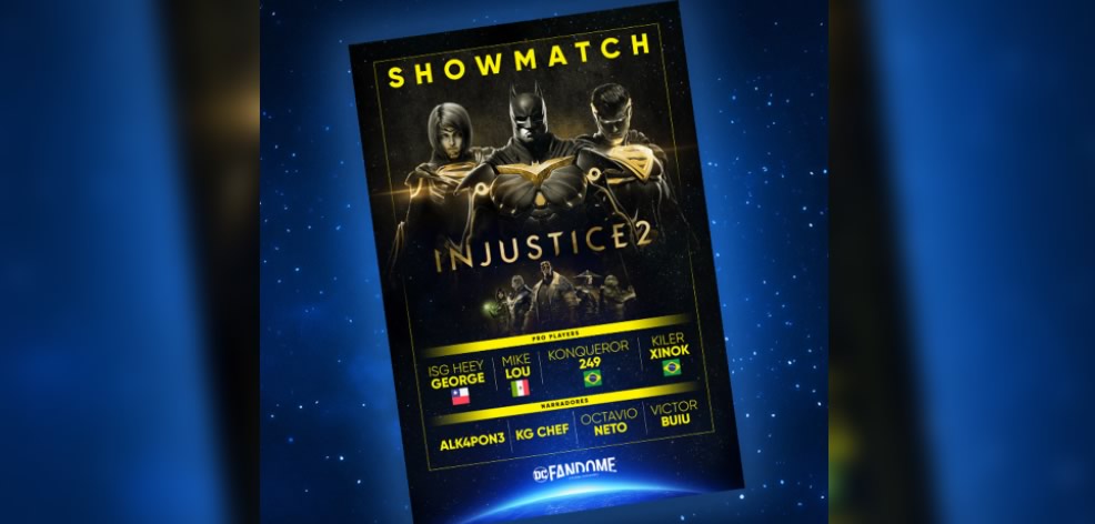 Injustice 2 Show Match terá brasileiro na DC Fandome