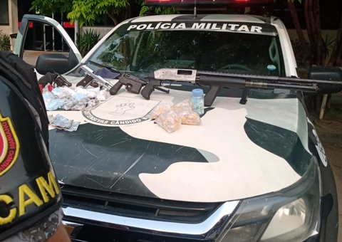 Polícia apreende armas, drogas e granada na zona Leste de Manaus 