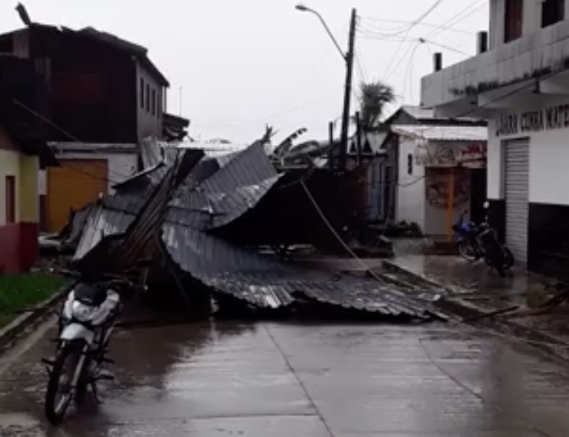 Vendaval arranca telhas e destrói casas e comércios no Amazonas; veja vídeo
