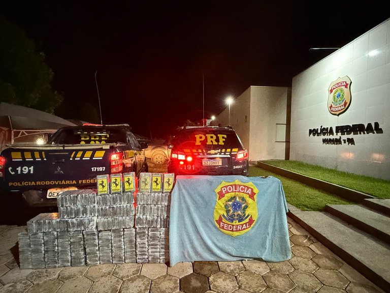 Caminhoneiro é preso ao ser flagrado transportando meia tonelada de droga
