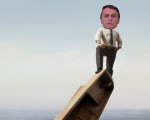 O barco do capitão Bolsonaro está afundando…