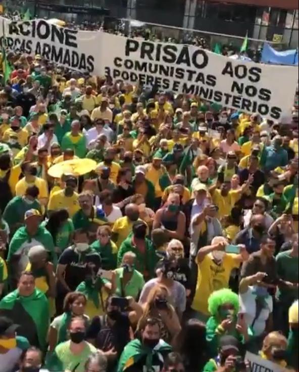 O tamanho das manifestações bolsonaristas e o ponto do medo 