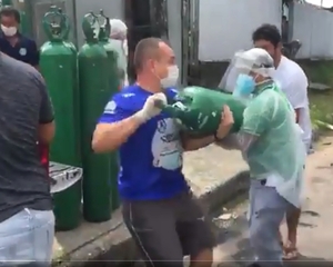 O cara que estourou o cilindro de oxigênio em momento crítico para o Amazonas