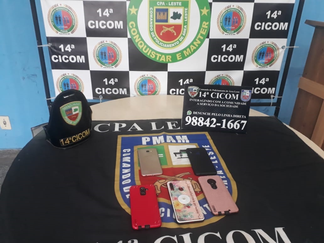 Celulares roubados em assalto a rota do Distrito são recuperados em Manaus
