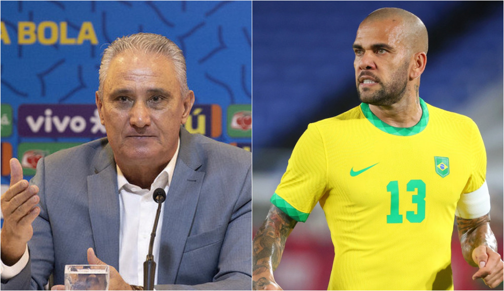 Tite explica por que convocou Daniel Alves para a Copa do Mundo