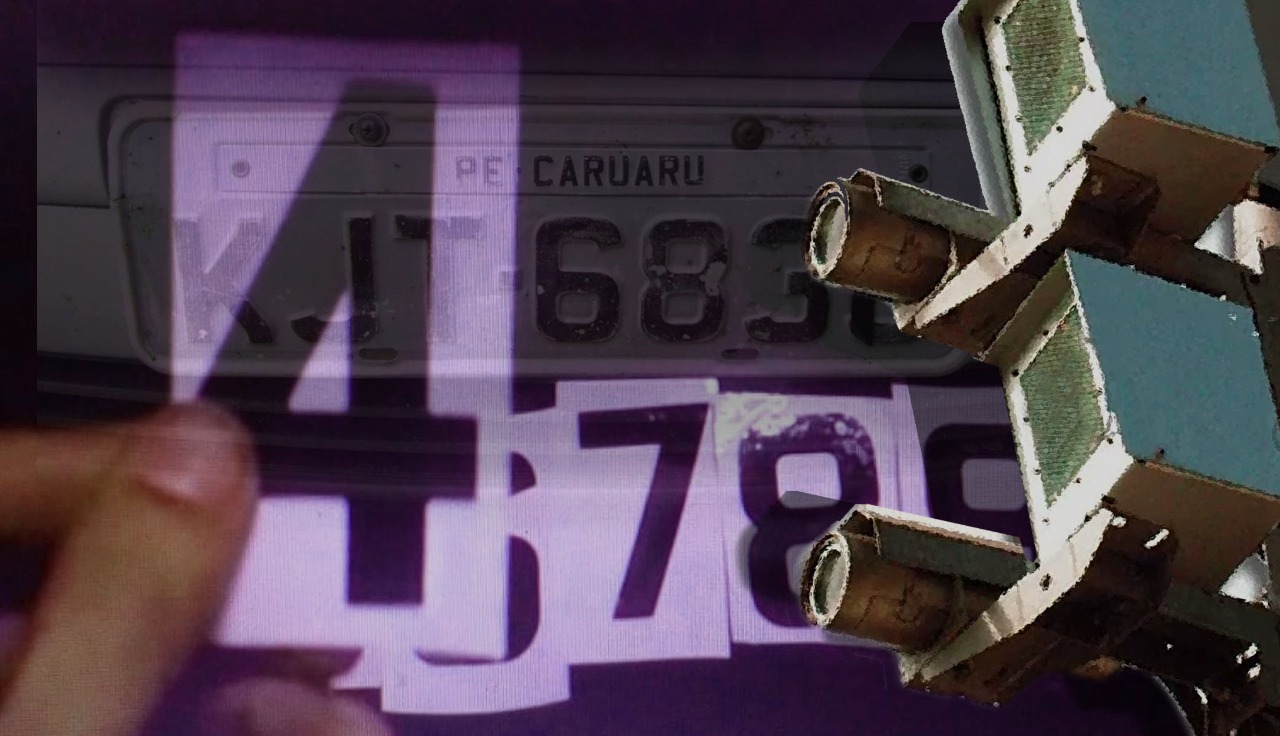 Adesivo antimultas: motoristas usam tática para escapar de multas