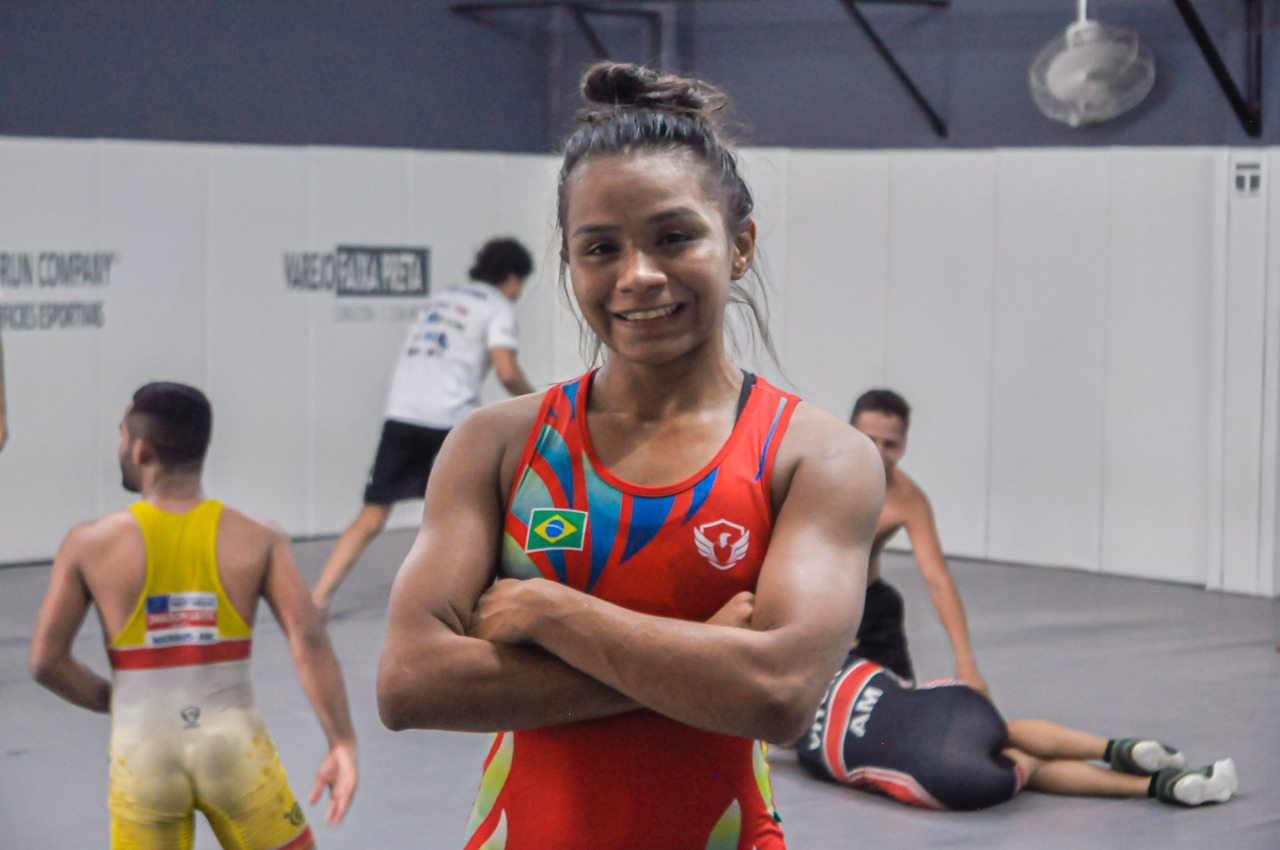 Atleta amazonense no wrestling mira em vaga nas Olimpíadas de Paris 2024